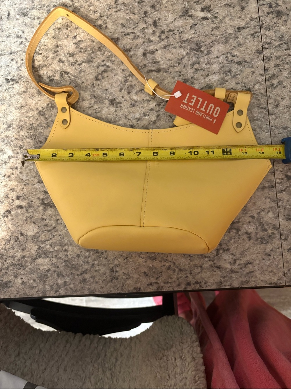 Portland Leather golden color Shoulder Bag - Picture 7 of 7